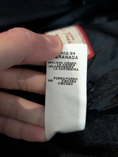 Génial manteau gris en laine et cachemire