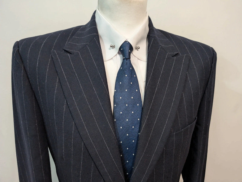 Chalkstripe flannel suit