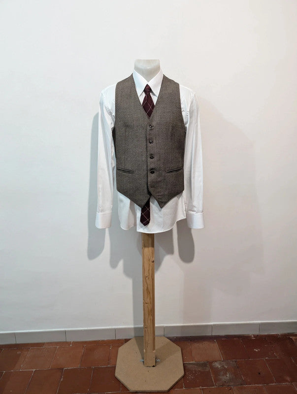 Nice 3-piece brown wool suit