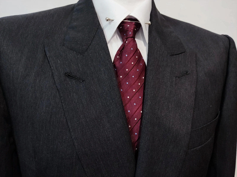 Bespoke Double breasted gray suit