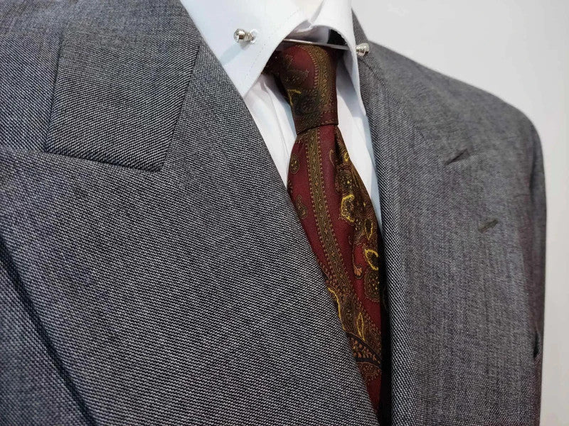 Classic double-breasted wool suit