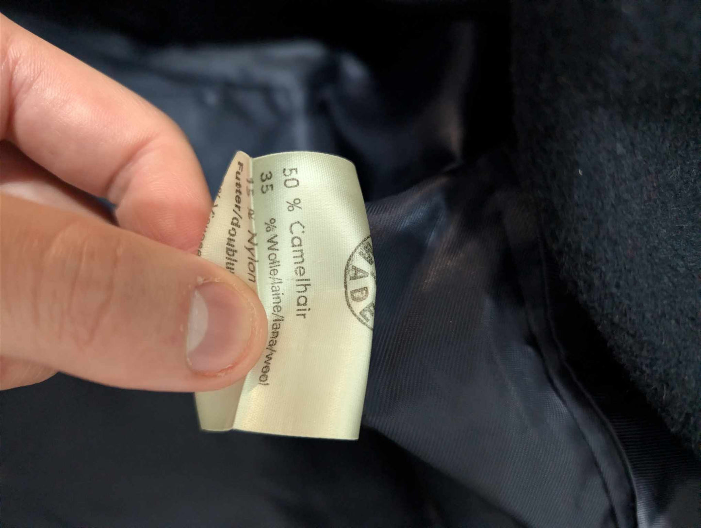 Sublime manteau croisé en laine