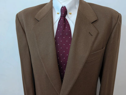 Géniale veste marron en laine