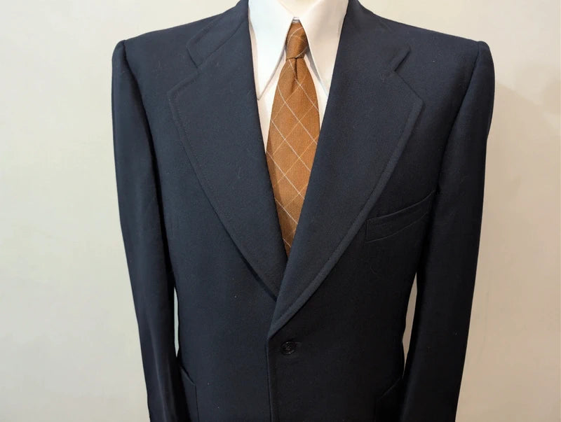 Robuste marineblaue Wolljacke