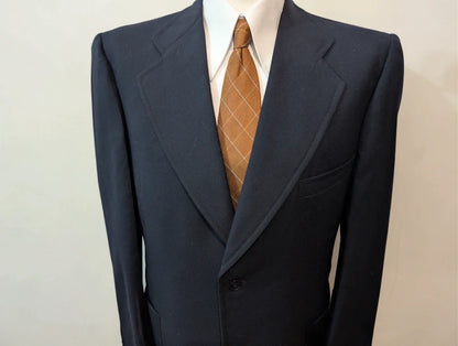 Robuste marineblaue Wolljacke