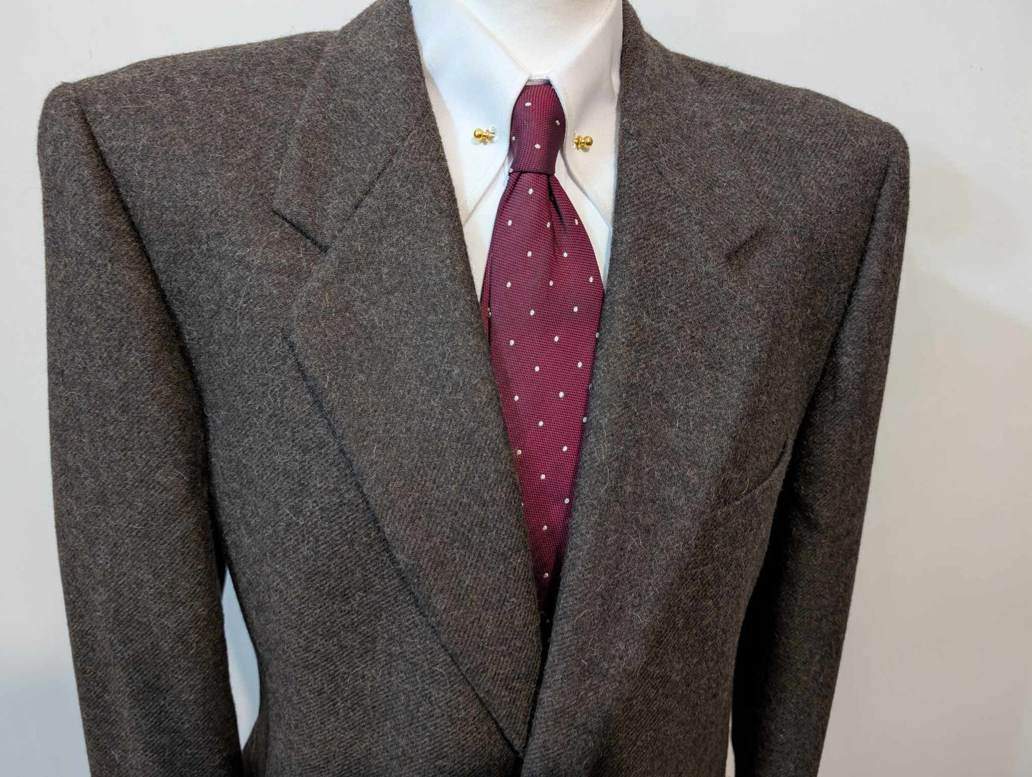 Magnifique veste marron en laine