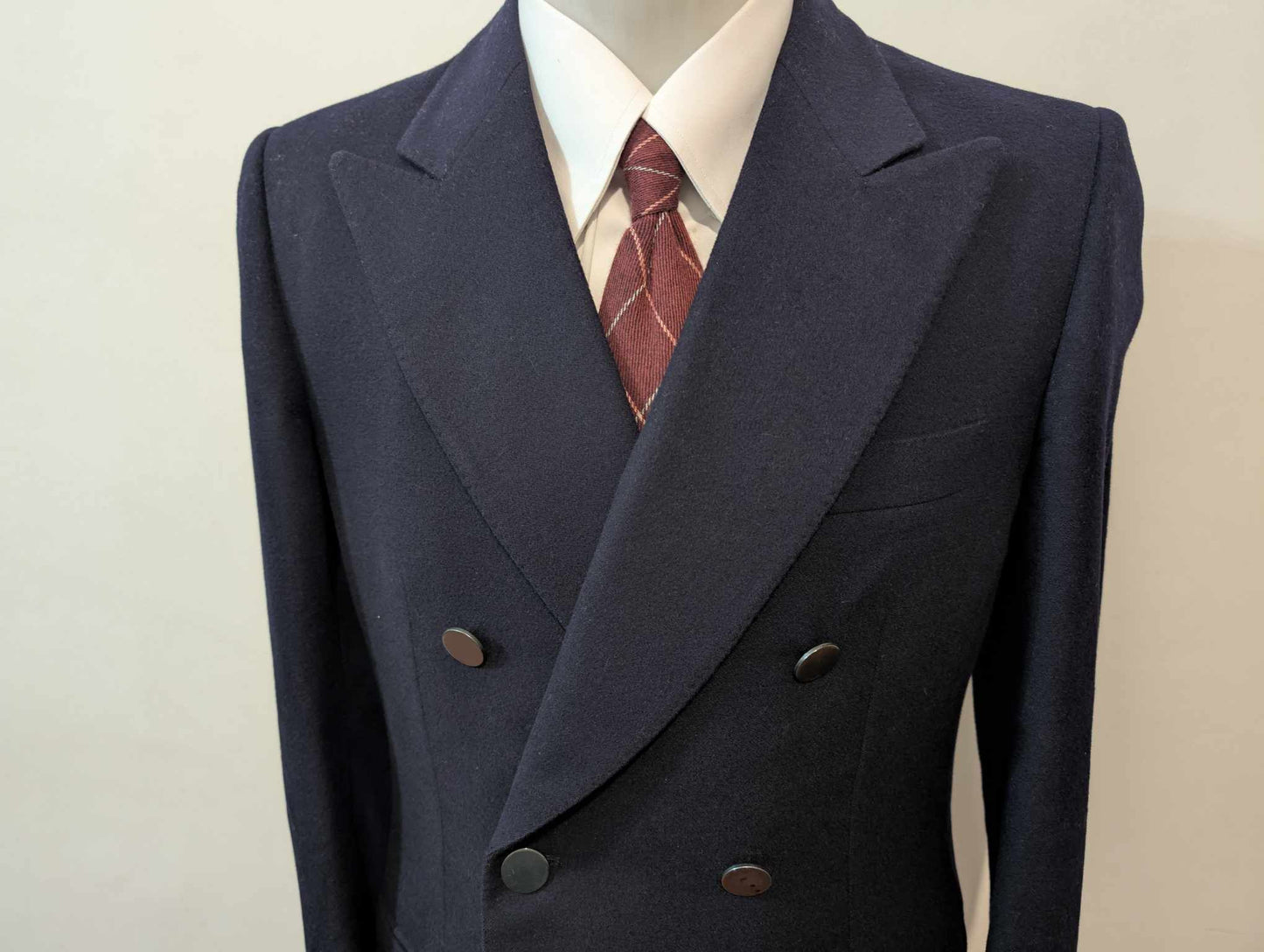 Magnifique veste croisée en flanelle lourde