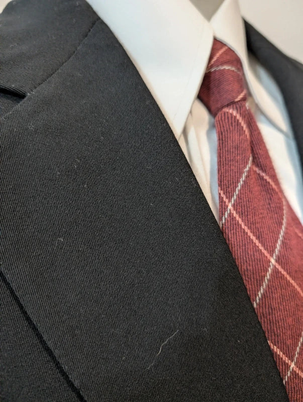 Magnifique costume noir en laine