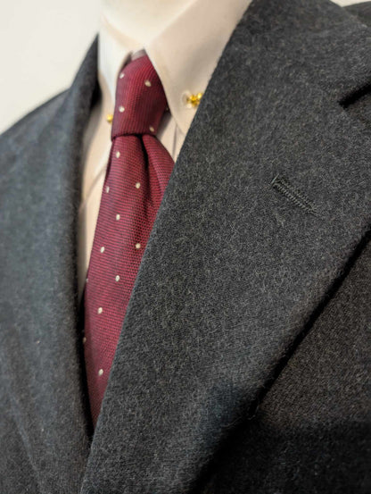 Adorable costume gris en flanelle lourde