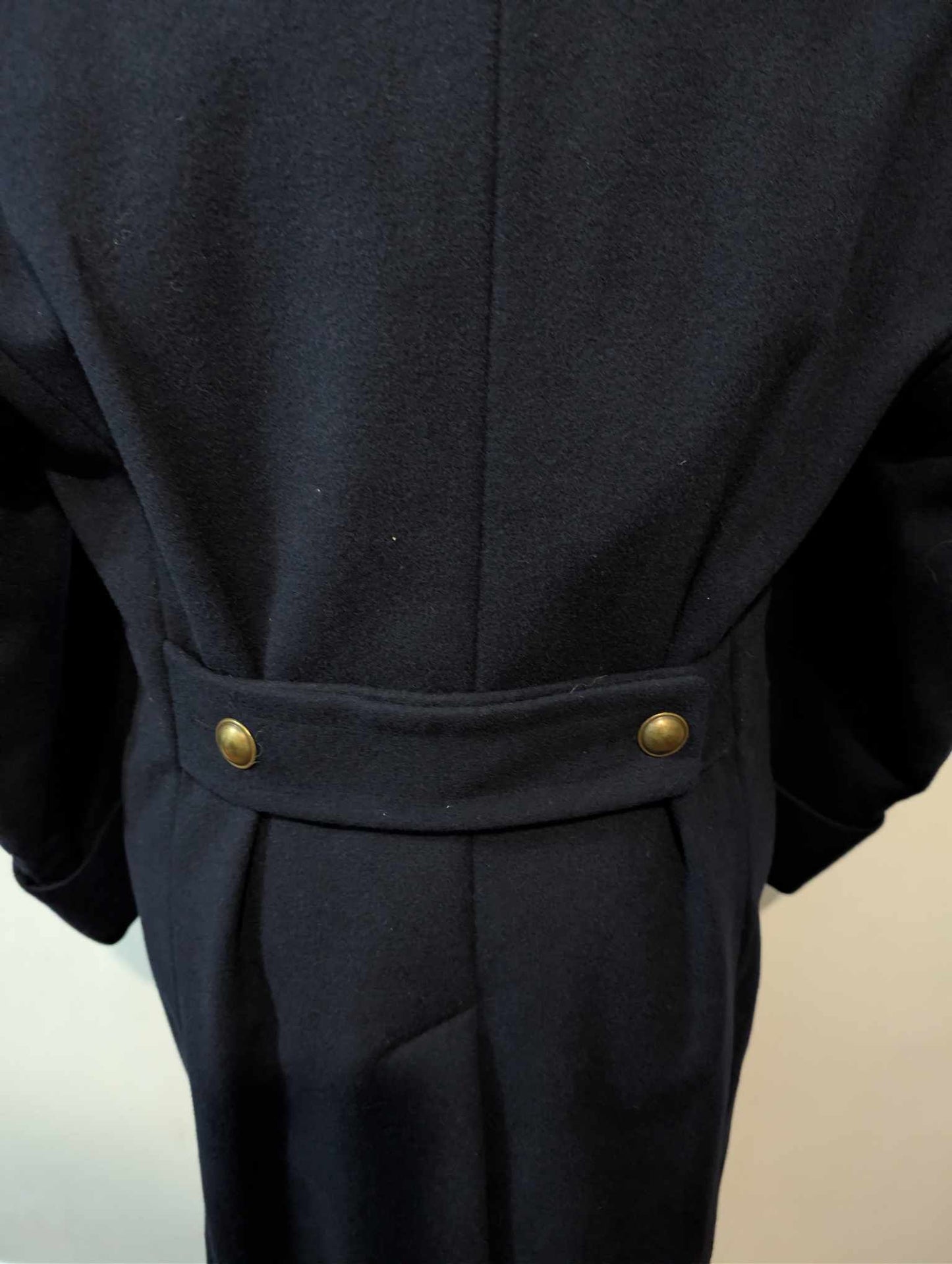 Exceptionnel manteau croisé en laine