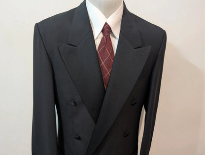 Prächtiger zweireihiger Woll-Smoking