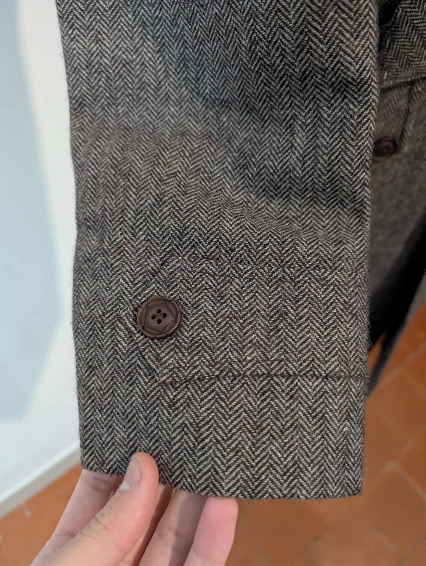 Magnifique trench en tweed