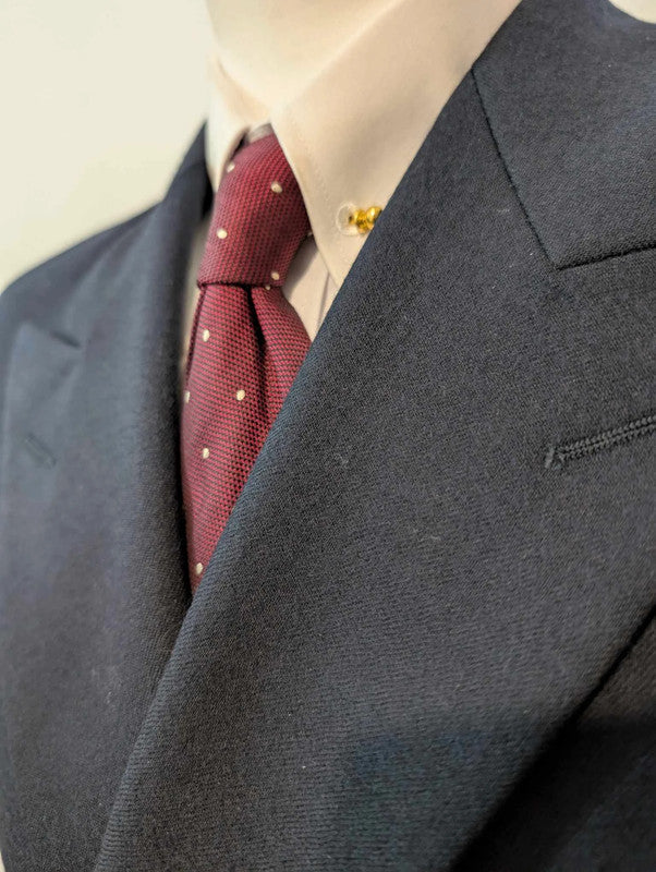 Phénomenal costume croisé bleu marine