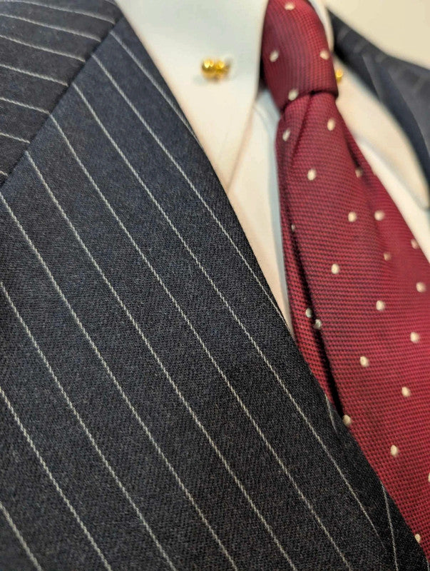 Fabuleux costume 3 pièces pinstripe en laine
