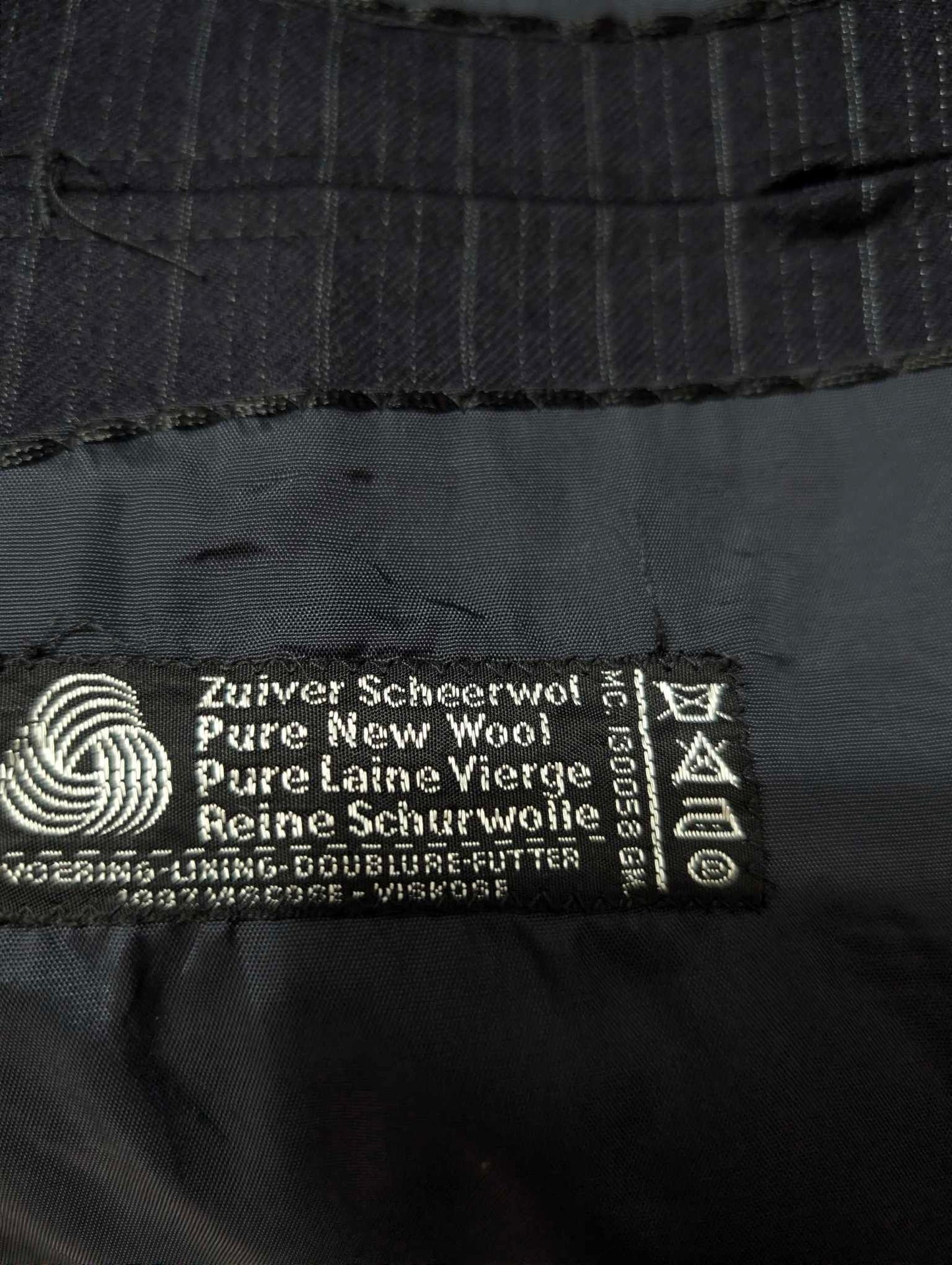 excellent costume pinstripe en flannel de laine