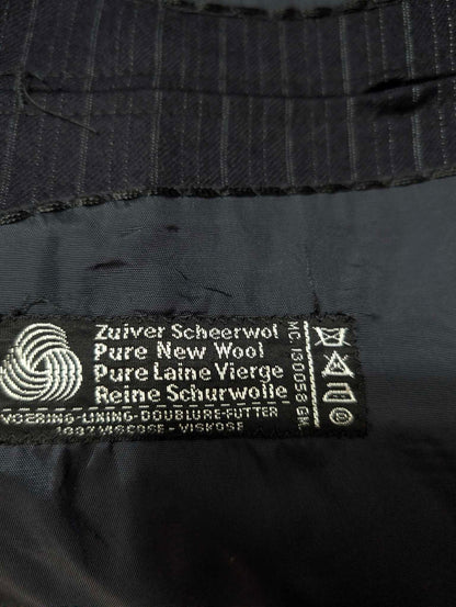 excellent costume pinstripe en flannel de laine