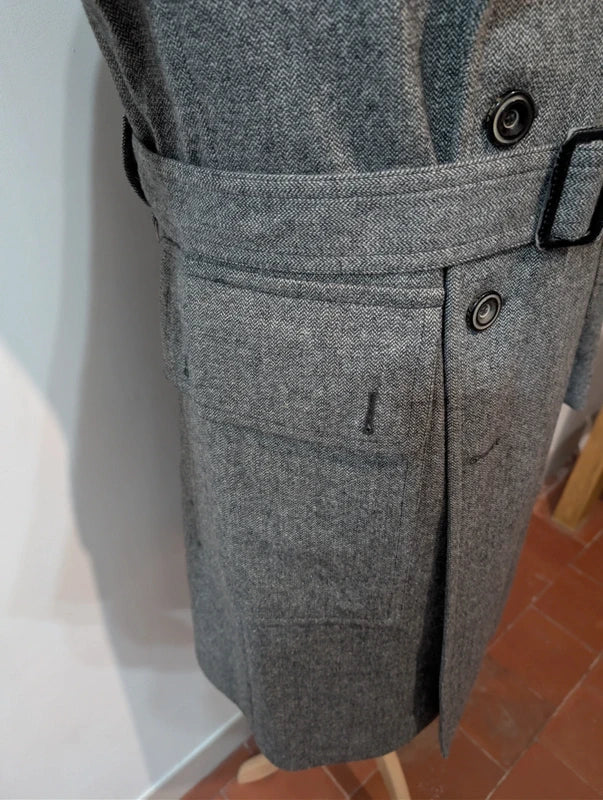 Niedlicher Tweed-Polomantel