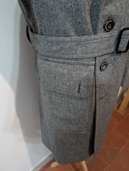 Niedlicher Tweed-Polomantel