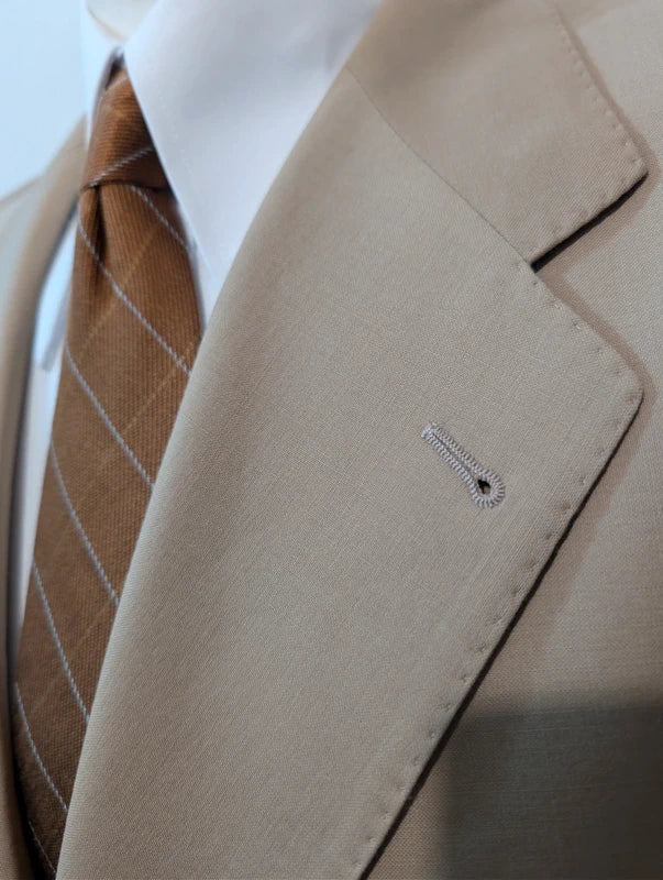 Giant beige sand wool costume