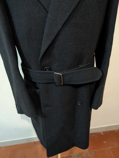 Ancien manteau croisé en laine