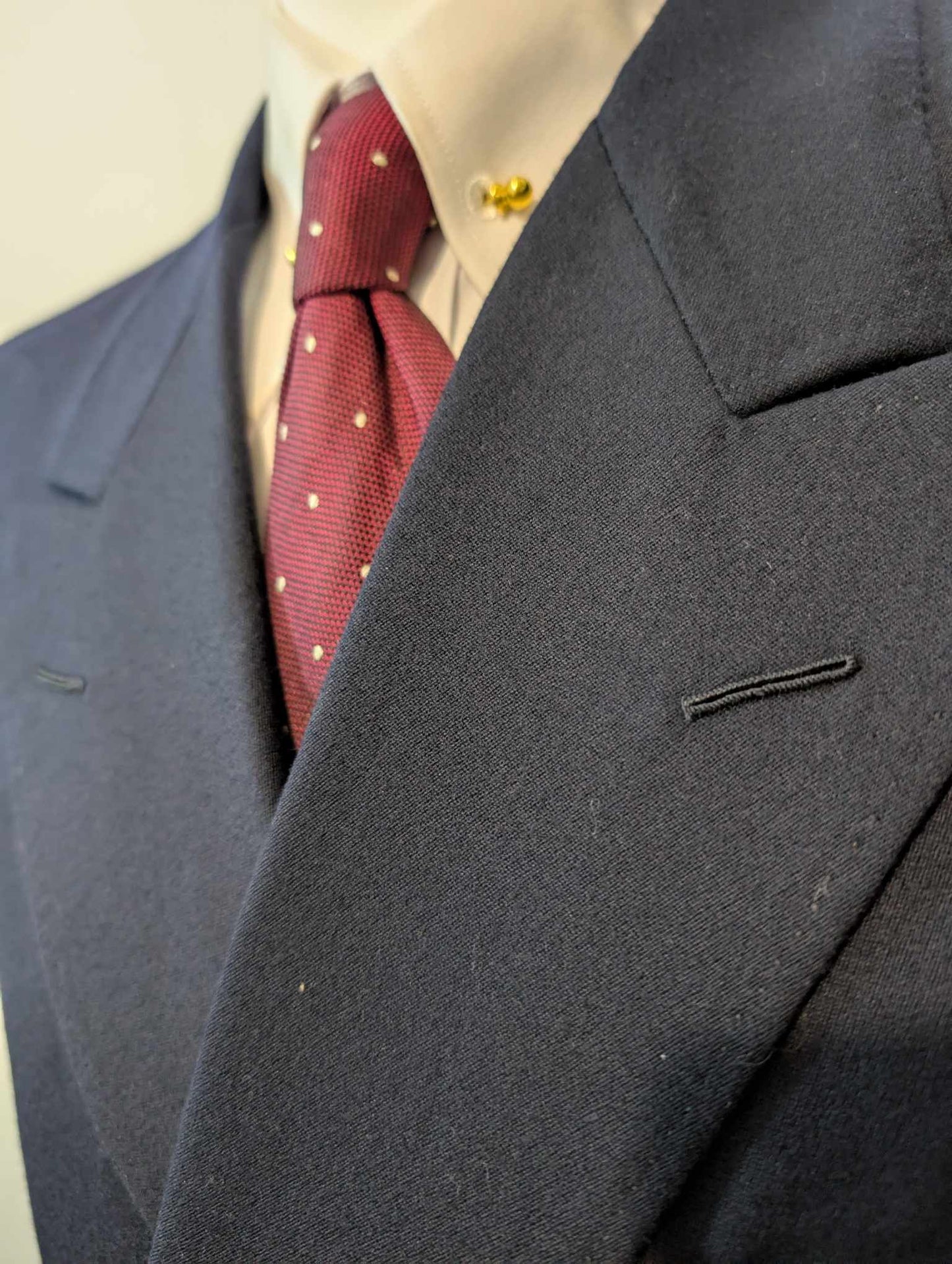 Fabuleux costume croisé en flanelle