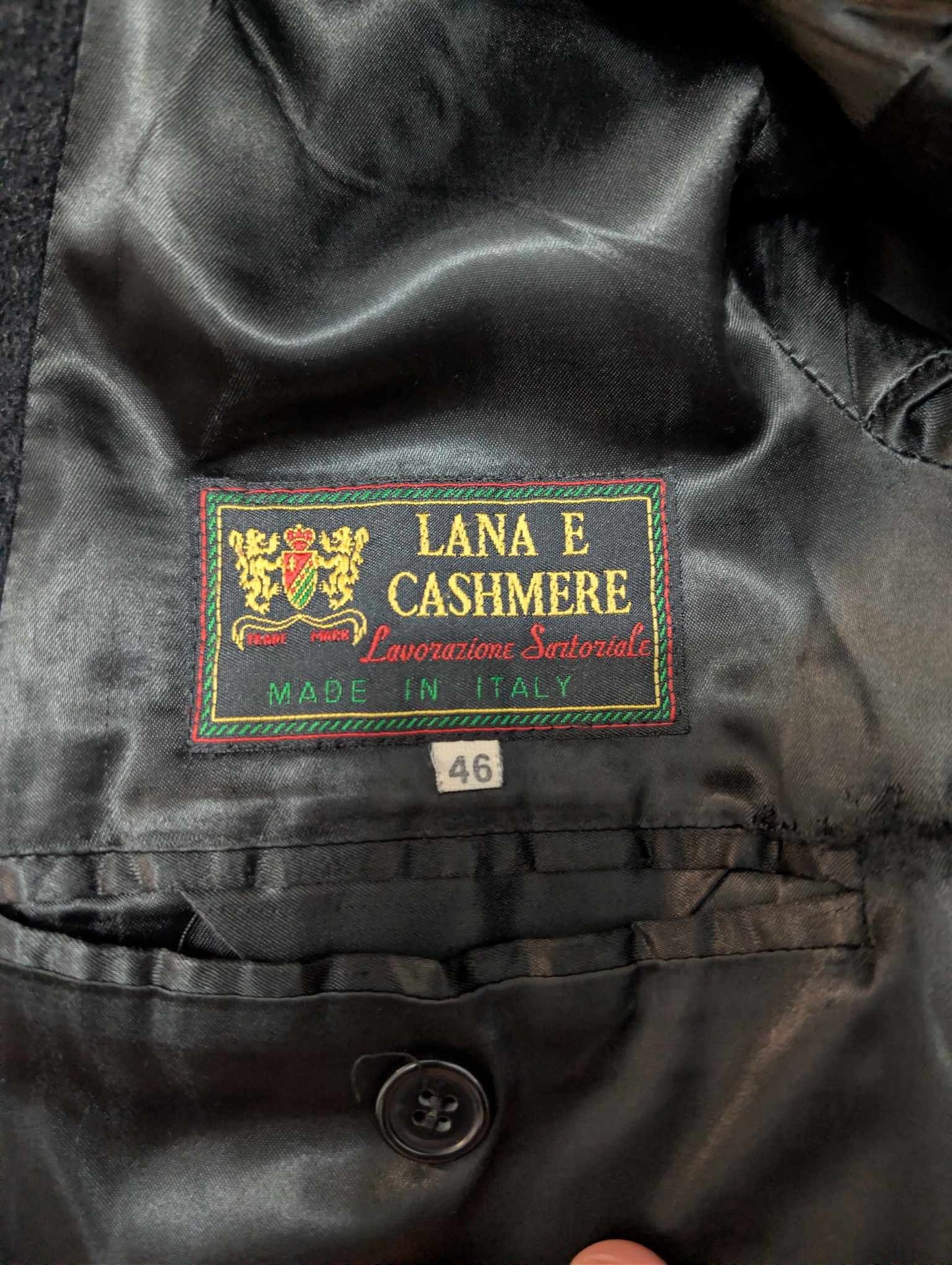 Gentil manteau gris en laine