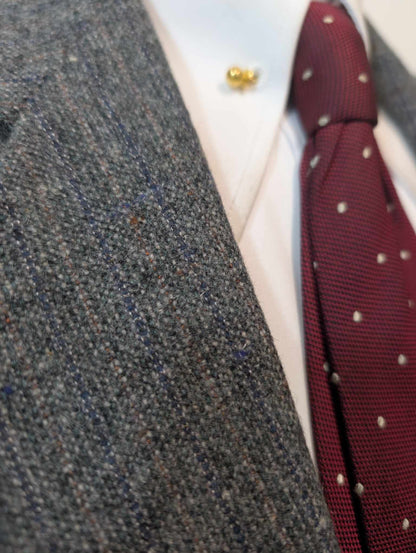 Adorable costume gris en donneegale tweed