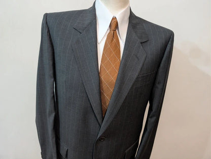 Dazzling wool pinstripe suit