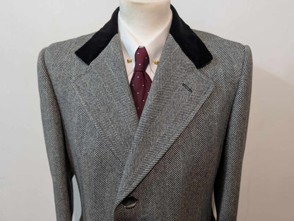 Incroyable manteau Chesterfield en laine
