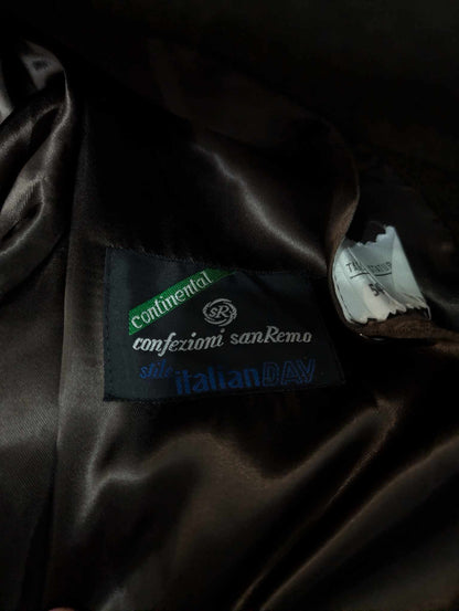 Magnifique manteau marron en laine