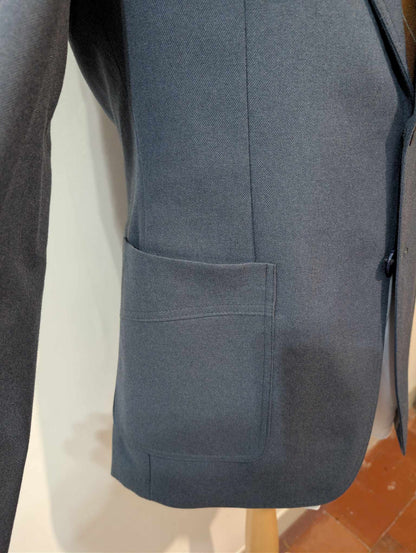 Magnifique costume bleu marine en laine