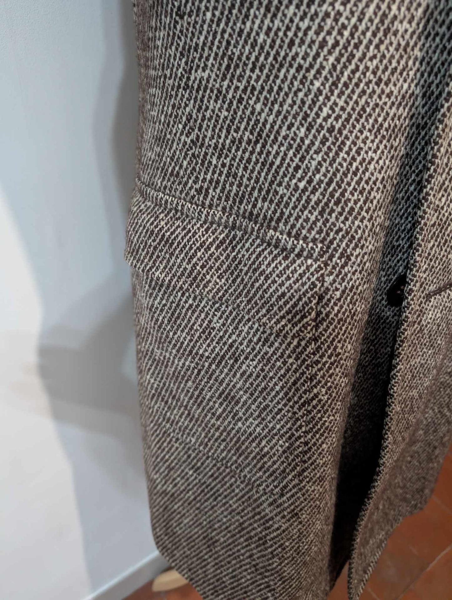 Exceptionnel polo coat en tweed