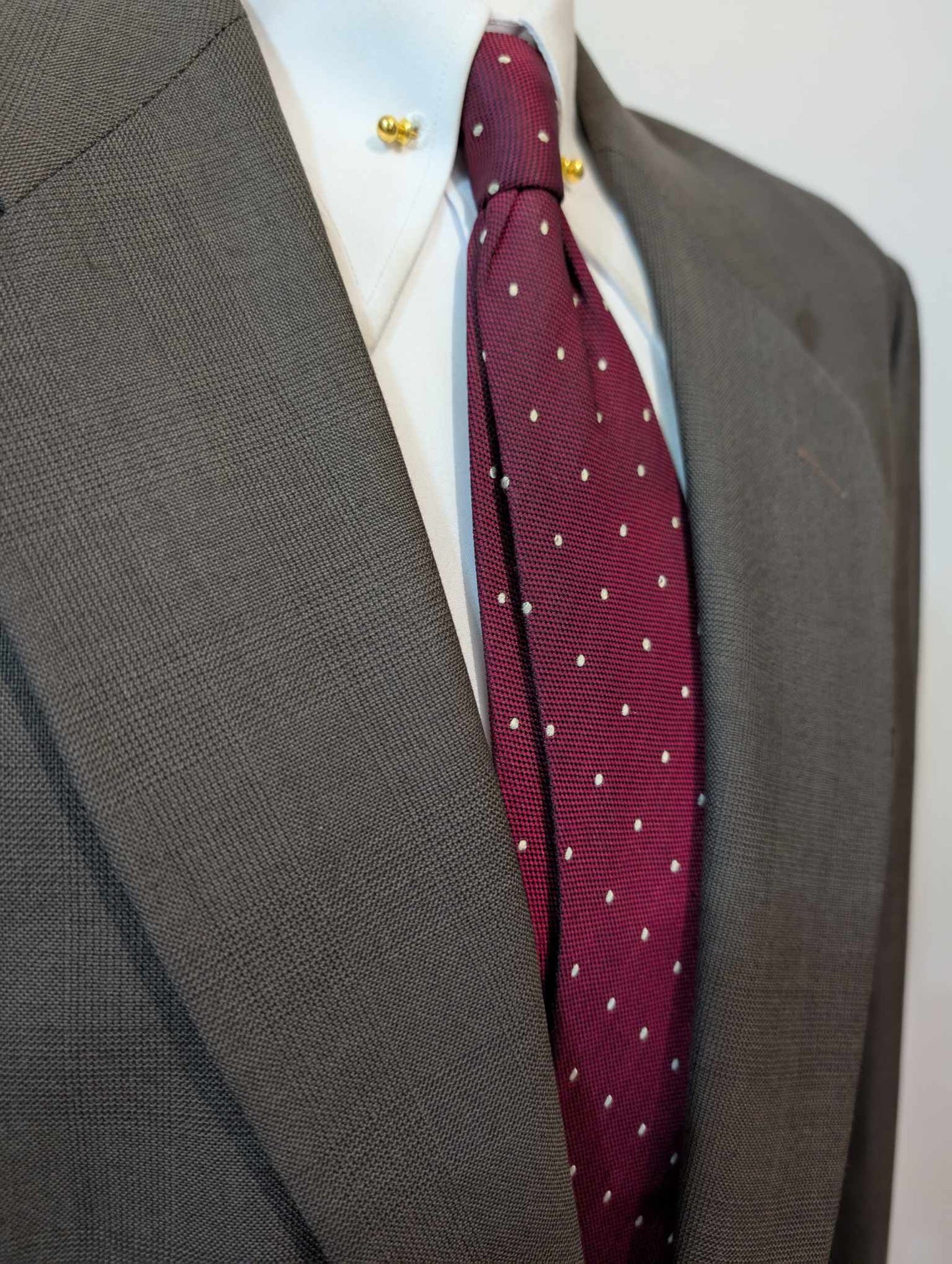 Sympathique costume  gris en laine