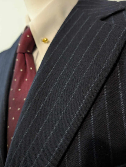 Fantastique costume pinstripe en flanelle lourde