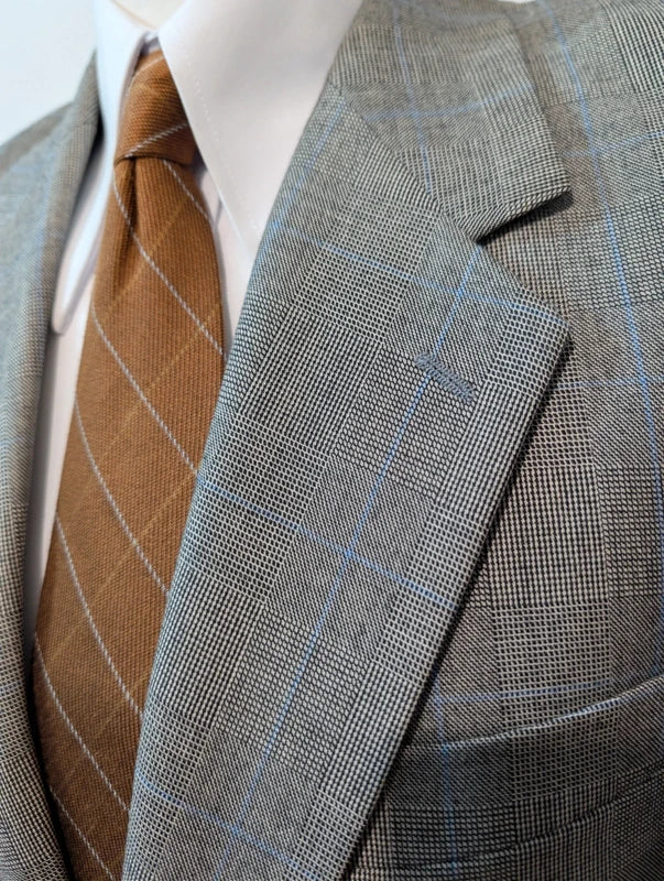 Grauer Prince-of-Wales-Anzug