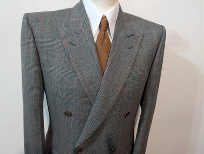 Magnifique costume croisé en flanelle