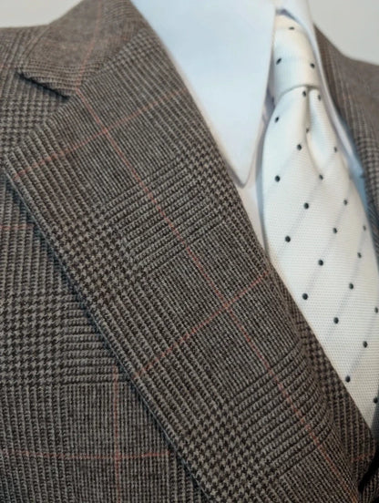 Fabuleux costumes 3 pièces à motif prince de Galles