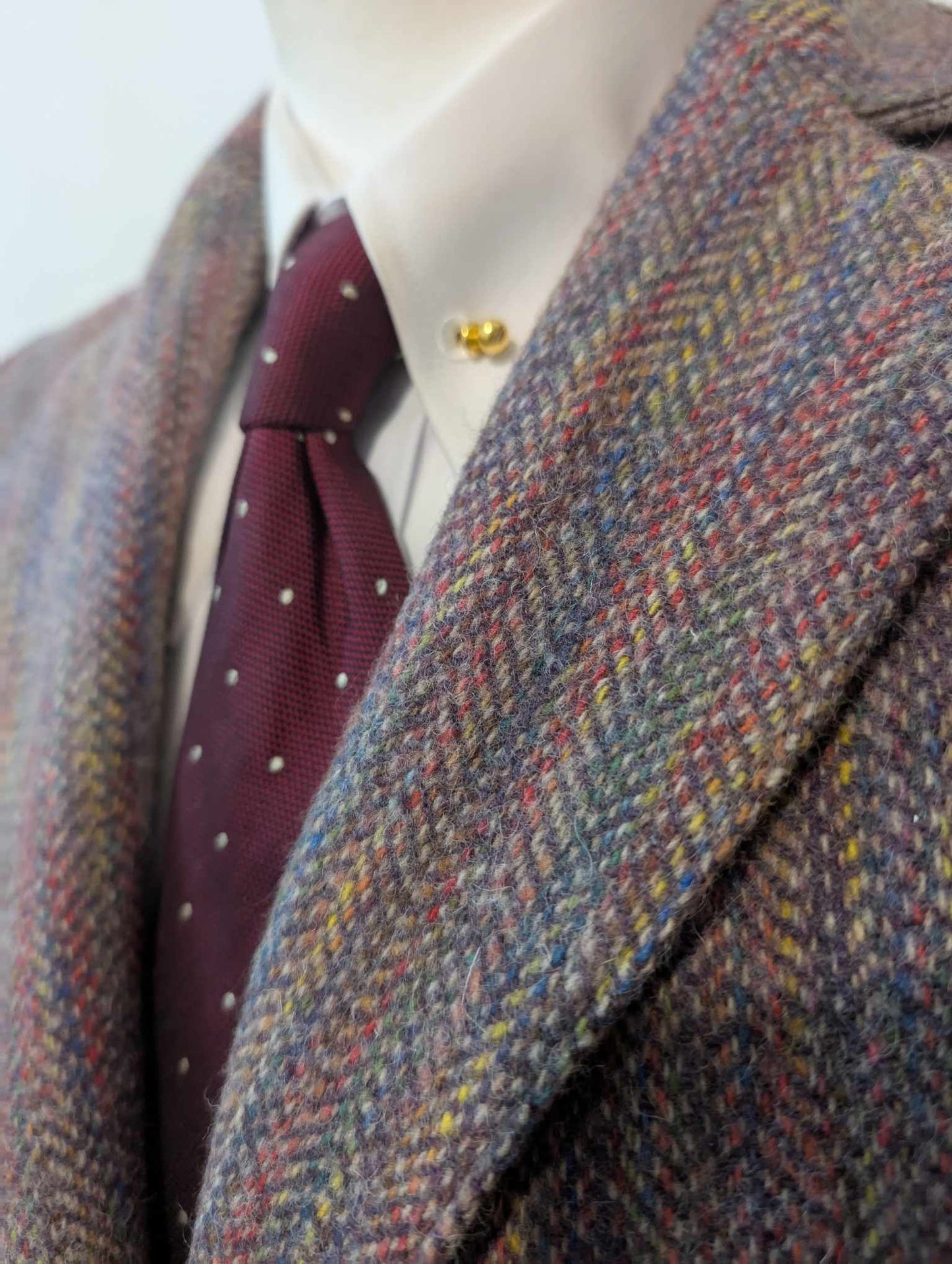 Magnifique tailleur violet lilas en tweed