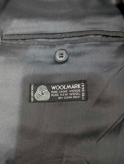 Élégant costumes croisé gris en laine froide