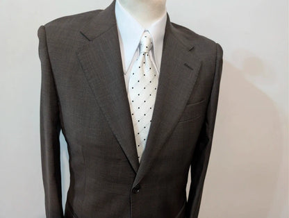 Toller brauner Wollanzug