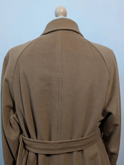 Lumineux manteau camel en laine
