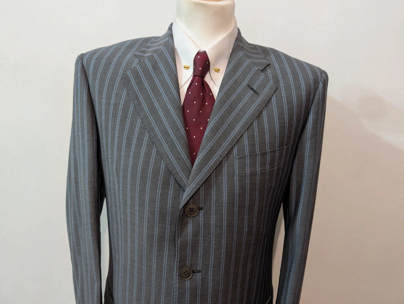 Furieux costume pinstripe en laine