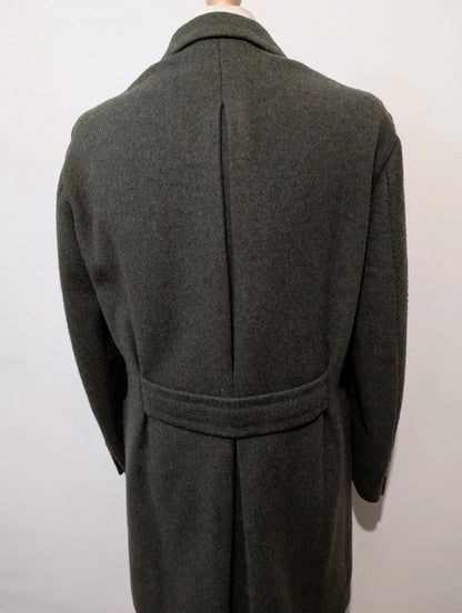 Incroyable manteau vert en laine