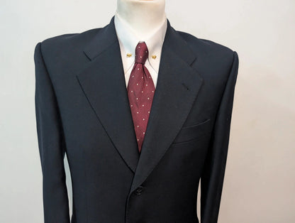 Classique veste bleu marine en laine