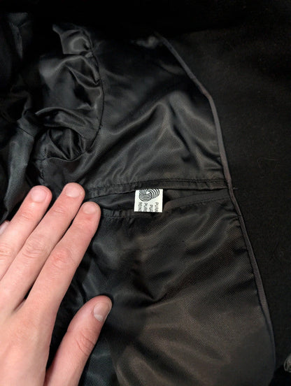 Superbe manteau croisé en laine