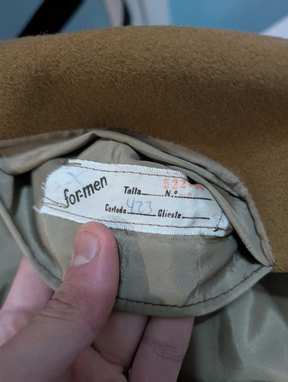 Légendaire manteau croisé Camel en laine