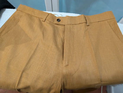 Chouet costume marron en lin