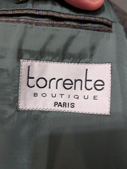 Original costume gris en flanelle