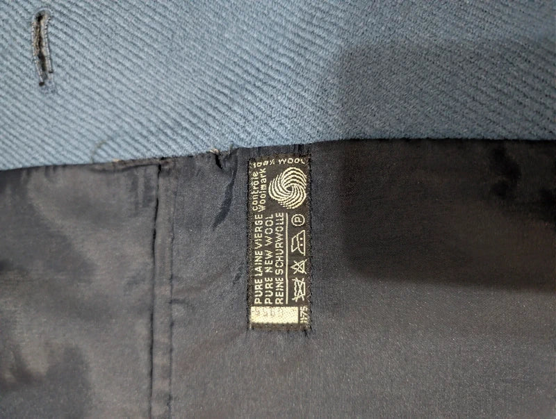 Mysterious blue tweed jacket