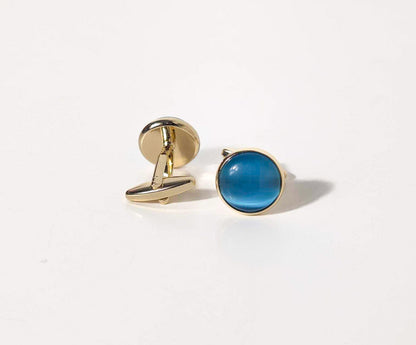 Light Sapphire Blue Vintage Cufflinks